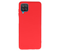 Hoesje Geschikt voor de Samsung Galaxy A12 - Fashion Color Backcover Telefoonhoesje - Rood