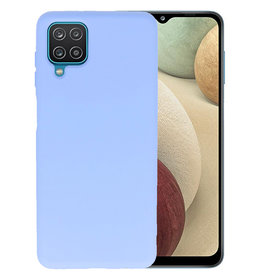 BAOHU Samsung Galaxy A12 Hoesje Fashion Backcover Telefoonhoesje Paars