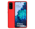 Hoesje Geschikt voor de Samsung Galaxy S20 FE - Fashion Color Backcover Telefoonhoesje - Rood