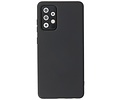 BAOHU Hoesje Geschikt voor de Samsung Galaxy A72 / A72 5G - Fashion Color Backcover Telefoonhoesje - Zwart