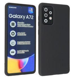 BAOHU Samsung Galaxy A72 & Galaxy A72 5G Hoesje Fashion Backcover Telefoonhoesje Zwart