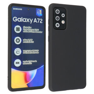 Samsung Galaxy A72 & Galaxy A72 5G Hoesje Fashion Backcover Telefoonhoesje Zwart