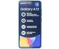 BAOHU Hoesje Geschikt voor de Samsung Galaxy A72 / A72 5G - Fashion Color Backcover Telefoonhoesje - Navy