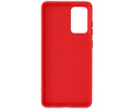 BAOHU Hoesje Geschikt voor de Samsung Galaxy A72 / A72 5G - Fashion Color Backcover Telefoonhoesje - Rood