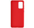 Hoesje Geschikt voor de Samsung Galaxy A72 / A72 5G - Fashion Color Backcover Telefoonhoesje - Rood