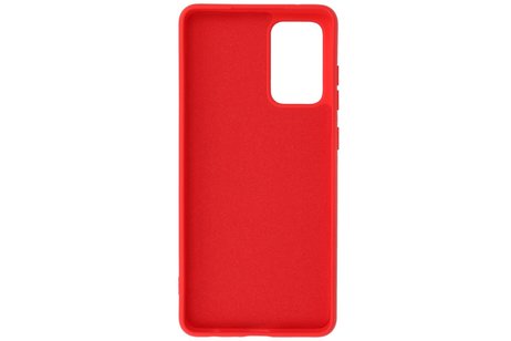 BAOHU Hoesje Geschikt voor de Samsung Galaxy A72 / A72 5G - Fashion Color Backcover Telefoonhoesje - Rood