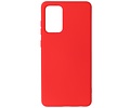BAOHU Hoesje Geschikt voor de Samsung Galaxy A72 / A72 5G - Fashion Color Backcover Telefoonhoesje - Rood