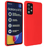BAOHU Samsung Galaxy A72 & Galaxy A72 5G Hoesje Fashion Backcover Telefoonhoesje Rood