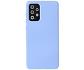 Hoesje Geschikt voor de Samsung Galaxy A72 / A72 5G - Fashion Color Backcover Telefoonhoesje - Paars