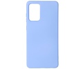 BAOHU Hoesje Geschikt voor de Samsung Galaxy A72 / A72 5G - Fashion Color Backcover Telefoonhoesje - Paars