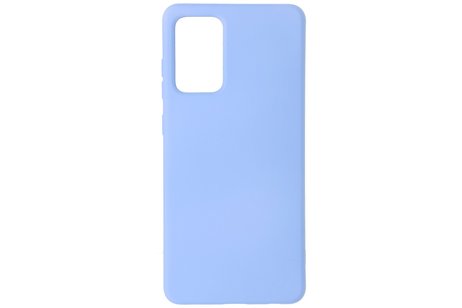 Hoesje Geschikt voor de Samsung Galaxy A72 / A72 5G - Fashion Color Backcover Telefoonhoesje - Paars