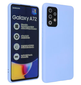 BAOHU Samsung Galaxy A72 & Galaxy A72 5G Hoesje Fashion Backcover Telefoonhoesje Paars