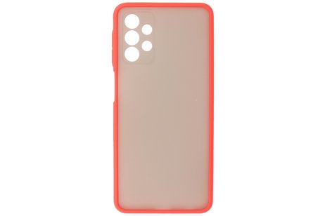 BAOHU Hoesje Geschikt voor de Samsung Galaxy A32 5G - Hard Case Backcover Telefoonhoesje - Rood