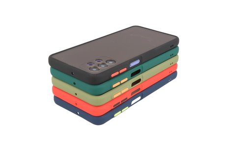 BAOHU Hoesje Geschikt voor de Samsung Galaxy A32 5G - Hard Case Backcover Telefoonhoesje - Rood