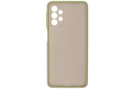 BAOHU Hoesje Geschikt voor de Samsung Galaxy A32 5G - Hard Case Backcover Telefoonhoesje - Groen