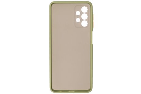 BAOHU Hoesje Geschikt voor de Samsung Galaxy A32 5G - Hard Case Backcover Telefoonhoesje - Groen