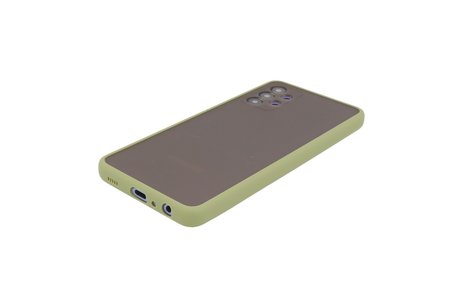 BAOHU Hoesje Geschikt voor de Samsung Galaxy A32 5G - Hard Case Backcover Telefoonhoesje - Groen