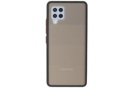 Samsung Galaxy A42 5G Hoesje Hard Case Backcover Telefoonhoesje Zwart