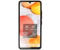 BAOHU Hoesje Geschikt voor de Samsung Galaxy A42 5G - Hard Case Backcover Telefoonhoesje - Zwart