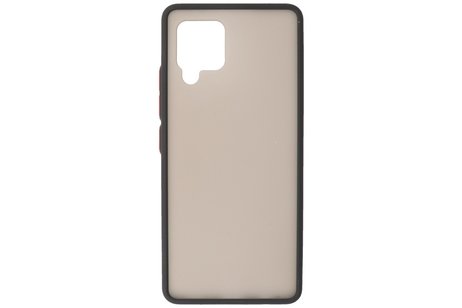 BAOHU Hoesje Geschikt voor de Samsung Galaxy A42 5G - Hard Case Backcover Telefoonhoesje - Zwart