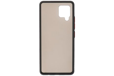 BAOHU Hoesje Geschikt voor de Samsung Galaxy A42 5G - Hard Case Backcover Telefoonhoesje - Zwart