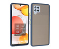 BAOHU Hoesje Geschikt voor de Samsung Galaxy A42 5G - Hard Case Backcover Telefoonhoesje - Blauw