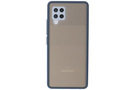 Samsung Galaxy A42 5G Hoesje Hard Case Backcover Telefoonhoesje Blauw