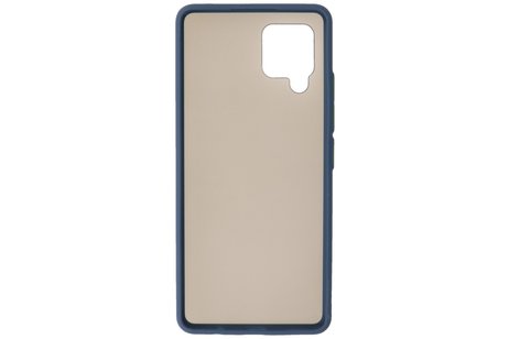 BAOHU Hoesje Geschikt voor de Samsung Galaxy A42 5G - Hard Case Backcover Telefoonhoesje - Blauw