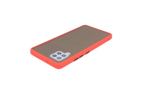 BAOHU Hoesje Geschikt voor de Samsung Galaxy A42 5G - Hard Case Backcover Telefoonhoesje - Rood