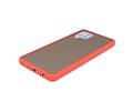 BAOHU Hoesje Geschikt voor de Samsung Galaxy A42 5G - Hard Case Backcover Telefoonhoesje - Rood