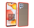 BAOHU Hoesje Geschikt voor de Samsung Galaxy A42 5G - Hard Case Backcover Telefoonhoesje - Rood