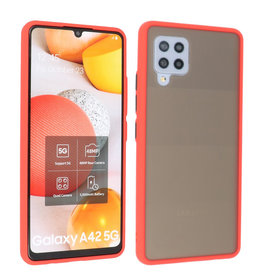 BAOHU Samsung Galaxy A42 5G Hoesje Hard Case Backcover Telefoonhoesje Rood