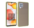 BAOHU Hoesje Geschikt voor de Samsung Galaxy A42 5G - Hard Case Backcover Telefoonhoesje - Groen