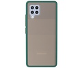 BAOHU Hoesje Geschikt voor de Samsung Galaxy A42 5G - Hard Case Backcover Telefoonhoesje - Donker Groen