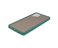 BAOHU Hoesje Geschikt voor de Samsung Galaxy A42 5G - Hard Case Backcover Telefoonhoesje - Donker Groen