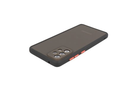 BAOHU Hoesje Geschikt voor de Samsung Galaxy A72 & Galaxy A72 5G - Hard Case Backcover Telefoonhoesje - Zwart