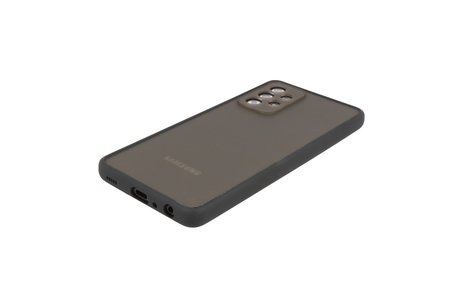 BAOHU Hoesje Geschikt voor de Samsung Galaxy A72 & Galaxy A72 5G - Hard Case Backcover Telefoonhoesje - Zwart