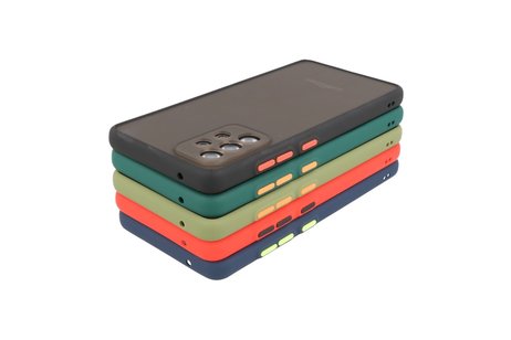 BAOHU Hoesje Geschikt voor de Samsung Galaxy A72 & Galaxy A72 5G - Hard Case Backcover Telefoonhoesje - Zwart