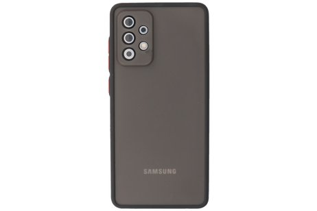BAOHU Hoesje Geschikt voor de Samsung Galaxy A72 & Galaxy A72 5G - Hard Case Backcover Telefoonhoesje - Zwart