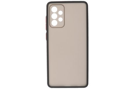 BAOHU Hoesje Geschikt voor de Samsung Galaxy A72 & Galaxy A72 5G - Hard Case Backcover Telefoonhoesje - Zwart