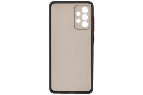 BAOHU Hoesje Geschikt voor de Samsung Galaxy A72 & Galaxy A72 5G - Hard Case Backcover Telefoonhoesje - Zwart