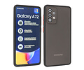 BAOHU Hoesje Geschikt voor de Samsung Galaxy A72 & Galaxy A72 5G - Hard Case Backcover Telefoonhoesje - Zwart
