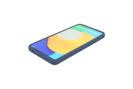 BAOHU Hoesje Geschikt voor de Samsung Galaxy A72 & Galaxy A72 5G - Hard Case Backcover Telefoonhoesje - Blauw