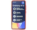 BAOHU Hoesje Geschikt voor de Samsung Galaxy A72 & Galaxy A72 5G - Hard Case Backcover Telefoonhoesje - Rood
