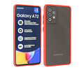 BAOHU Hoesje Geschikt voor de Samsung Galaxy A72 & Galaxy A72 5G - Hard Case Backcover Telefoonhoesje - Rood