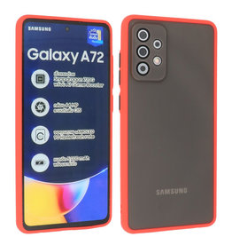 BAOHU Samsung Galaxy A72 & Galaxy A72 5G Hoesje Hard Case Backcover Telefoonhoesje Rood