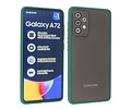 Samsung Galaxy A72 & Galaxy A72 5G Hoesje Hard Case Backcover Telefoonhoesje Donker Groen