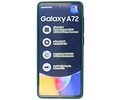 BAOHU Hoesje Geschikt voor de Samsung Galaxy A72 & Galaxy A72 5G - Hard Case Backcover Telefoonhoesje - Donker Groen