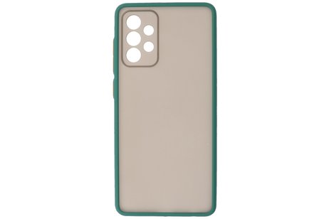 Samsung Galaxy A72 & Galaxy A72 5G Hoesje Hard Case Backcover Telefoonhoesje Donker Groen