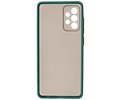 BAOHU Hoesje Geschikt voor de Samsung Galaxy A72 & Galaxy A72 5G - Hard Case Backcover Telefoonhoesje - Donker Groen